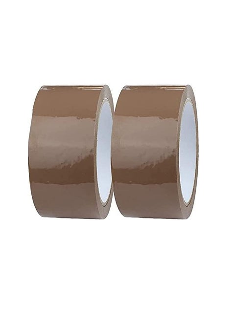 Robustline Brown Packaging Tape 2 Inch for Parcels and Boxes - This Brown Packing Tape Provides a Strong, Secure and Sticky Seal for Your Cardboard Boxes and for Moving House (50 YRD). (6)