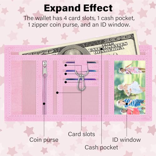 JONYEE Kids Wallet for Boys and Girls, Novelty Wallet for Boys and Girls Ages 5-7, Camo Teen Wallet for Kids Birthday Gifts - Cartoon W1 - Image 3
