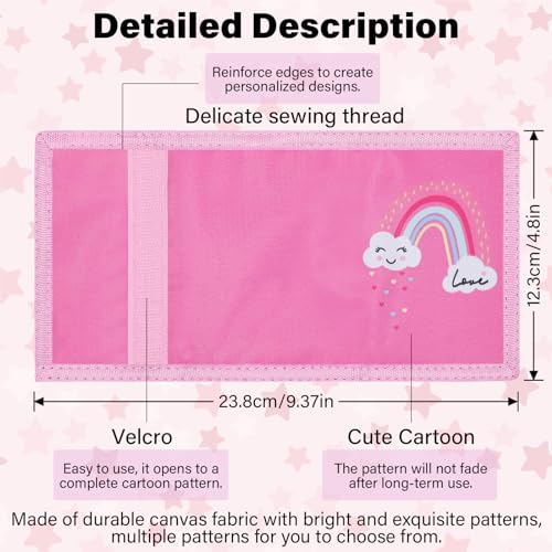 JONYEE Kids Wallet for Boys and Girls, Novelty Wallet for Boys and Girls Ages 5-7, Camo Teen Wallet for Kids Birthday Gifts - Cartoon W1 - Image 2