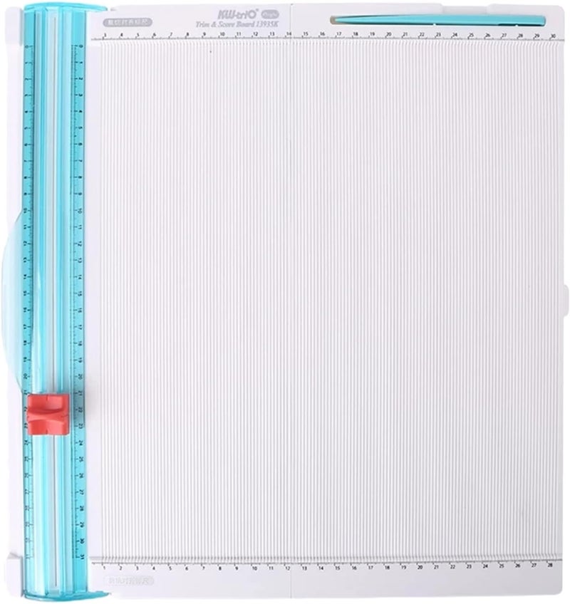 كلاراكو أداة تقطيع الورق، لوحة تسجيل، حصيرة تقطيع، دليل، شفرات ورق حرفي، أداة تسجيل علب الهدايا، قسائم، أداة سكرابوكينغ، أدوات مشاريع حرفية، مغلفات، لوازم - Image 1