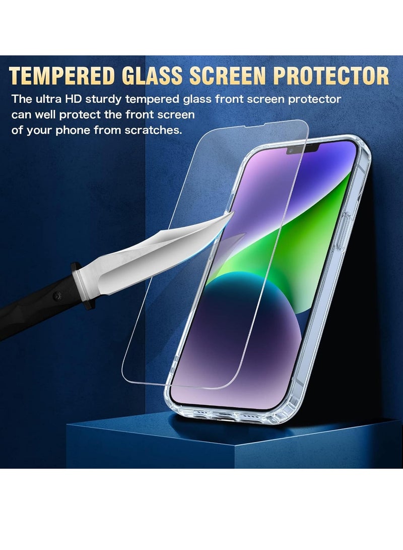 ELTRAZONE Super 5-in-1 Magnetic Clear Case for iPhone 15 (6.1", 2023) – Includes 2 Screen Protectors & 2 Camera Lens Protectors, Yellowing-Resistant, MagSafe Compatible - Image 4