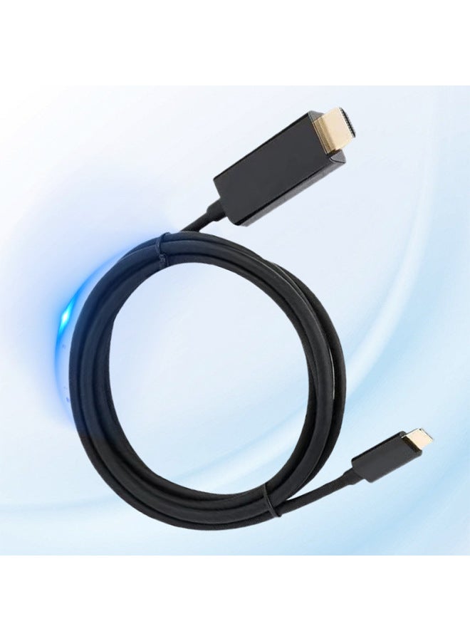 Type-c To Hdmi Cable 1.8 M HD Cable 4k Notebook Screen Cable Type-C To HDMI Cable-Color:Type-c To Hdmi [4k30hz]  - Image 4