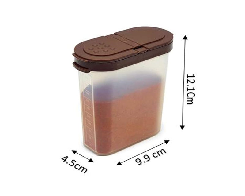 Mahaware Modular Wonder Spice Shaker and Sprinkler Set 275ml Set of 8 Brown - Image 3