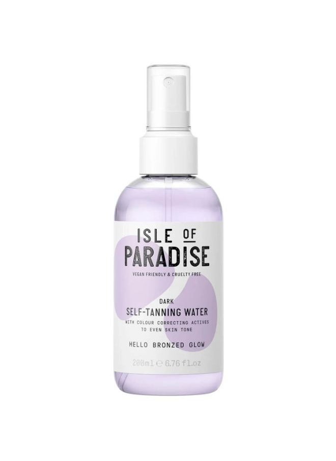 ISLE OF PARADISE SELF-TANNING WATER - DARK 200ML 