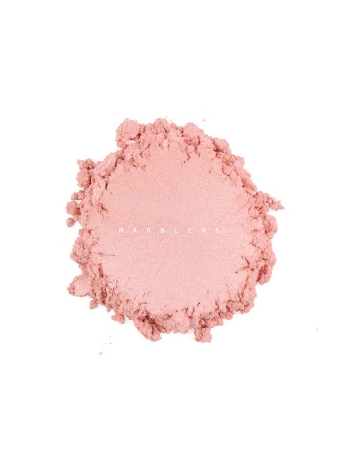 MARBLERS Pink Mica Powder [Pale Pink] 3oz (85g) | Cosmetic Grade | Epoxy Resin Pigment | Dye | Non-Toxic, Vegan, Cruelty-Free | Lip Gloss, Nails, Body Butter | Bath Bomb, Candle & Soap Making - Image 2