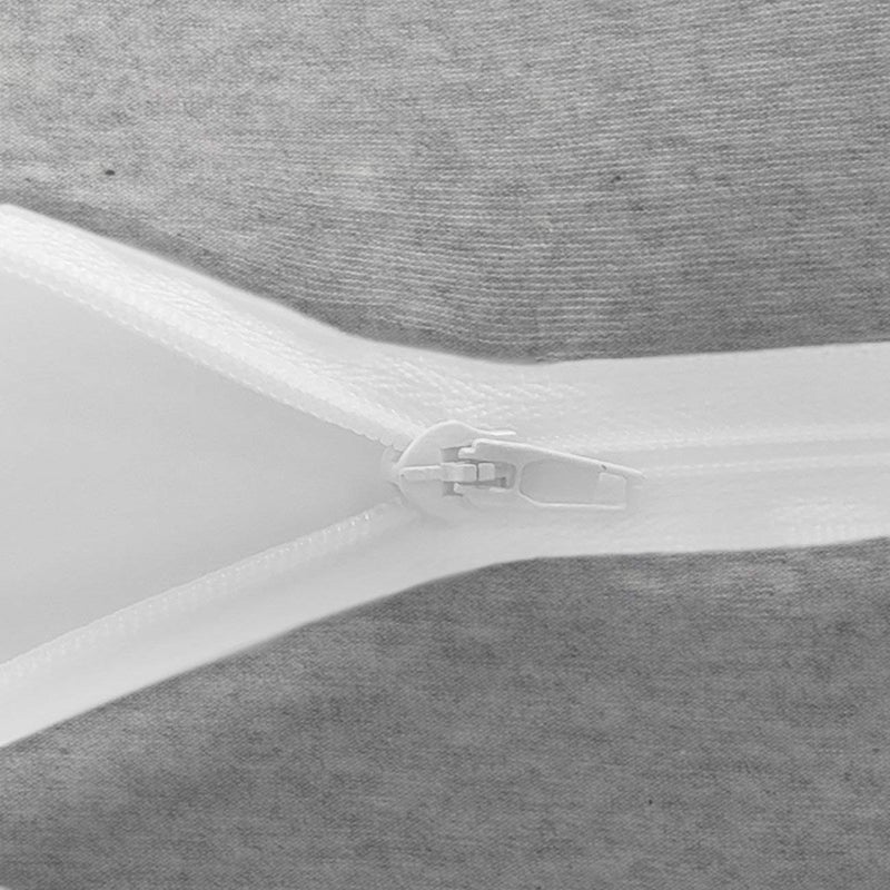 Betty Dain Stretch Jersey Universal Pillowcase - One Size Fits All Pillows, 100% Jersey Knit Cotton Pillowcase, Soft Covering for Standard and King Pillows, Zipper Closure, Gray, 2 Per Pack - Image 4