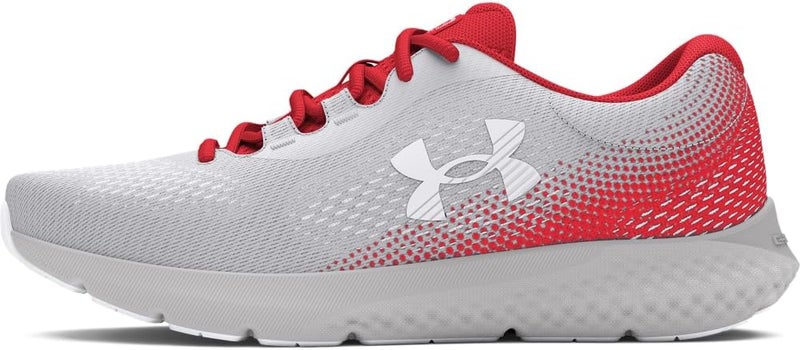 Under Armour Charged Rogue 4 Running Shoes for Women - Distant Gray/Racer Red/White - Image 1