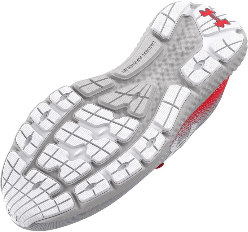 Under Armour Charged Rogue 4 Running Shoes for Women - Distant Gray/Racer Red/White - Image 3
