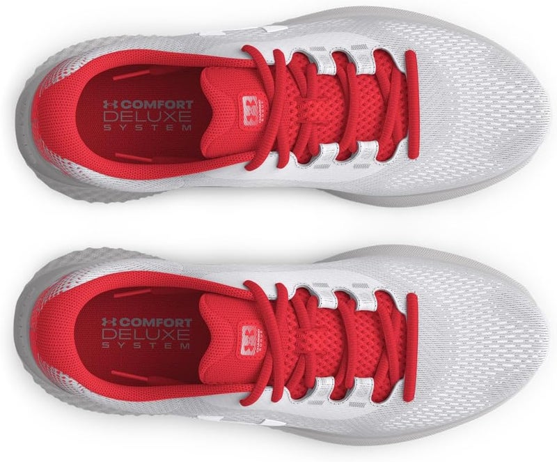 Under Armour Charged Rogue 4 Running Shoes for Women - Distant Gray/Racer Red/White - Image 4