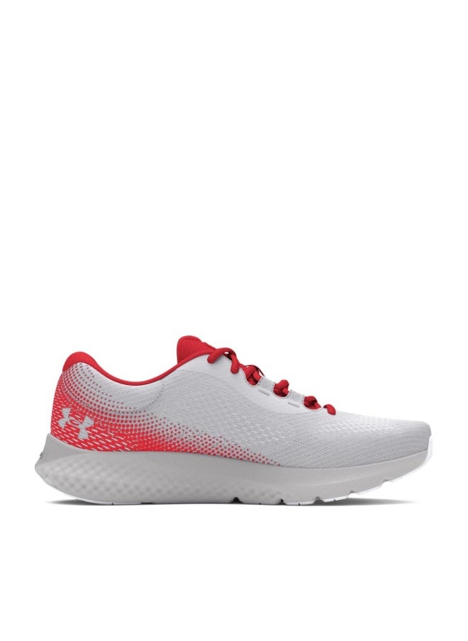 UNDER ARMOUR أحذية الجري Under Armour Charged Rogue 4 للنساء - رمادي بعيد/أحمر سباق/أبيض - Image 1