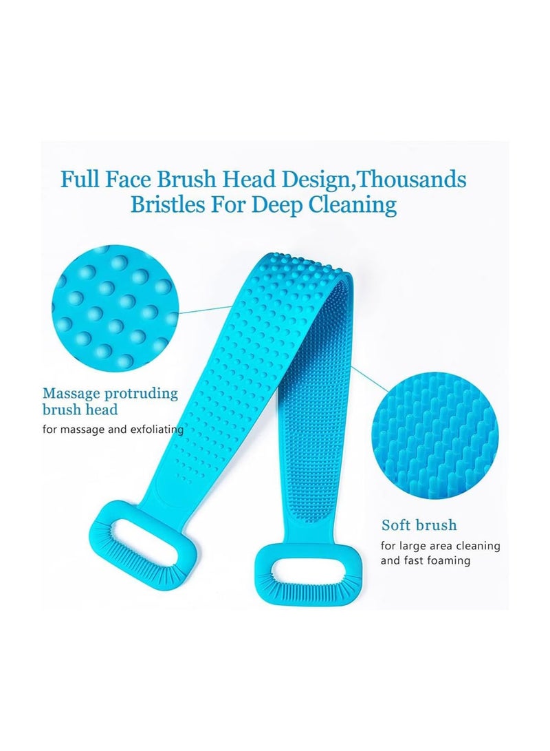 RATSAW Silicone Back Scrubber Silicone Body Brush Exfoliating Silicone Body Back Brush Deep Cleaning of Back Acne for Women Men - Image 2
