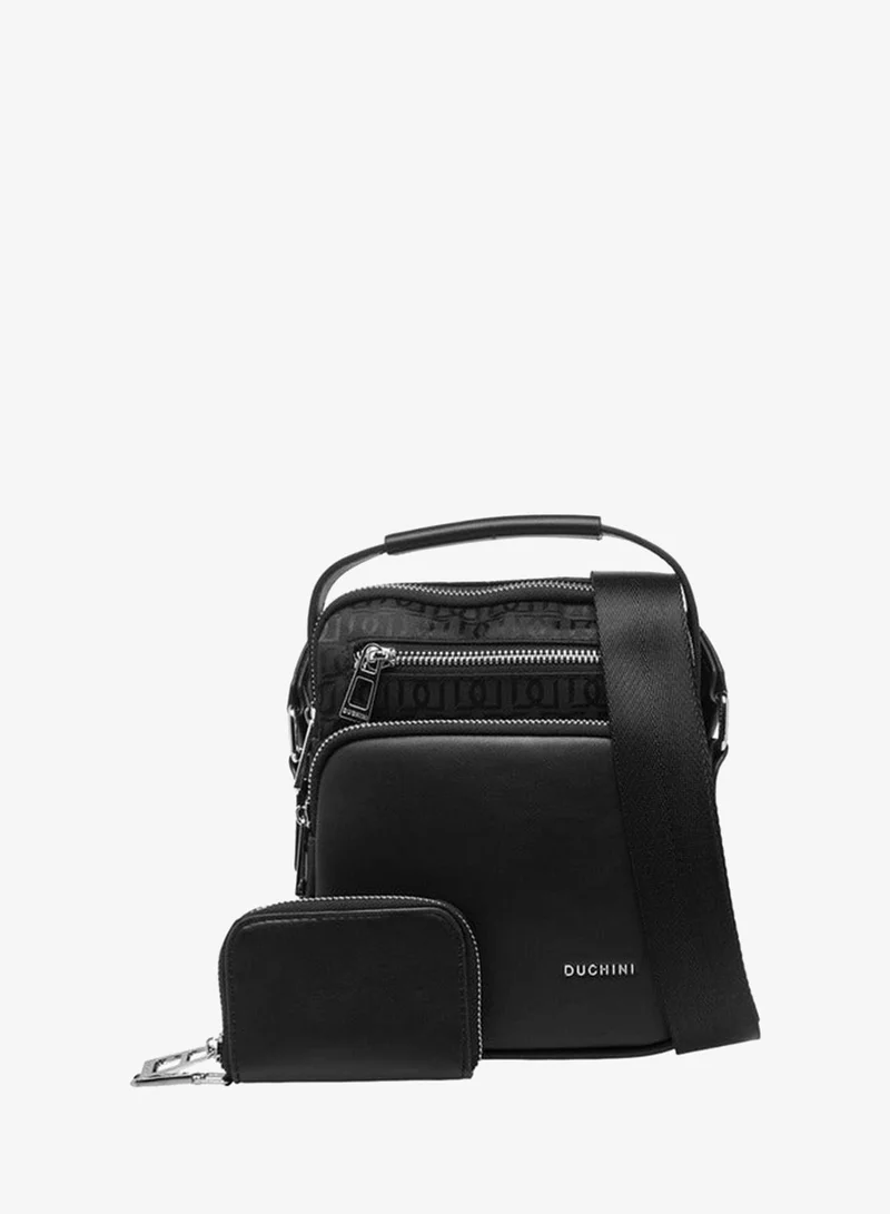 دوتشيني Men Adjustable Strap Crossbody Bag