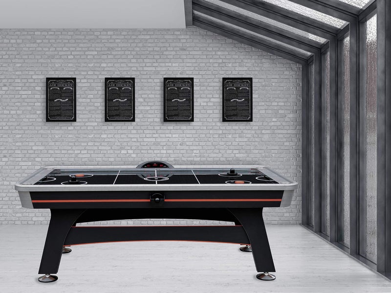 Hathaway Air Hockey Game Rules Wall Art,Black, 12.20" x 18.30" - Image 2