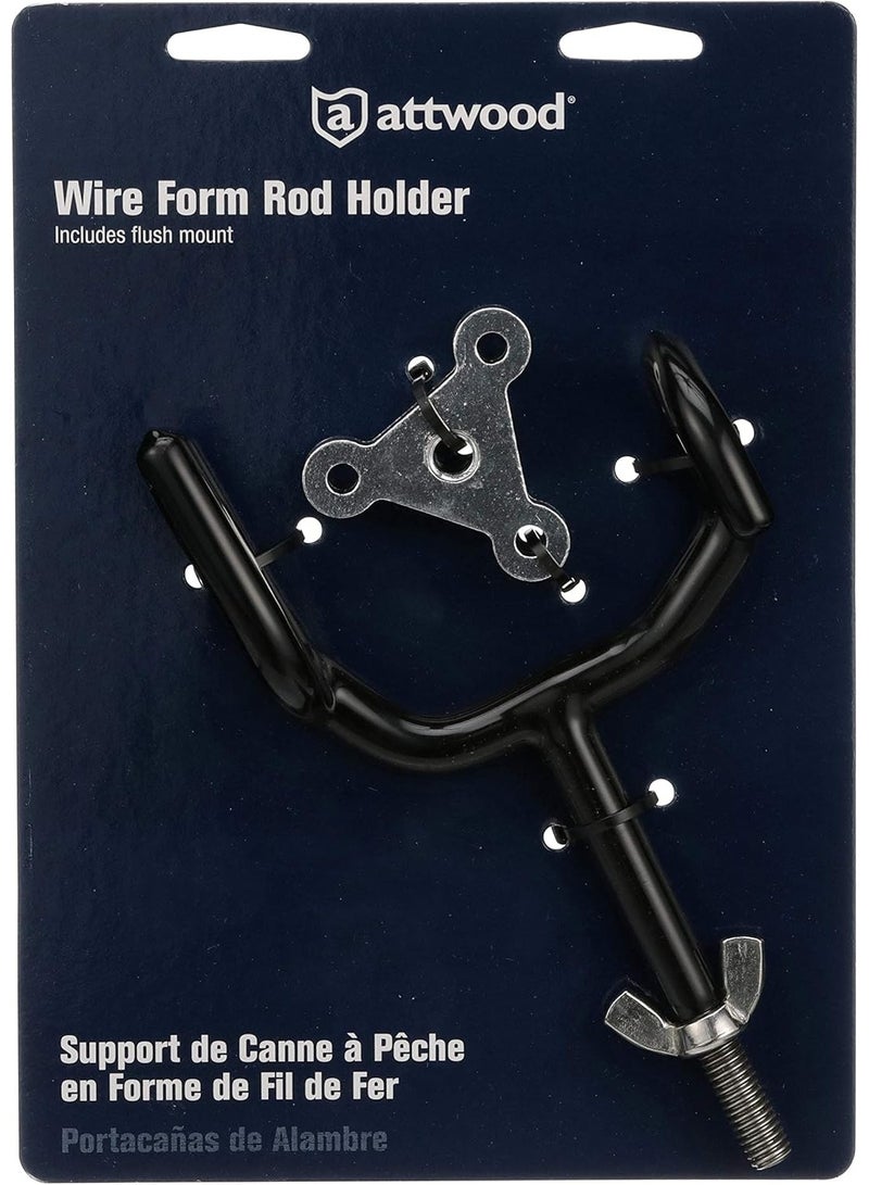 attwood Attwood Sure Grip Steel 5 Degree Angle Rod Holder 4 inch - Image 4