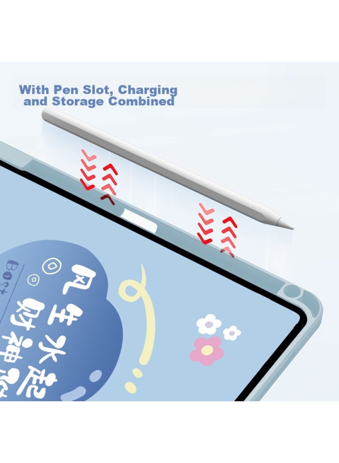 Sehan Shihan Compatible With Huawei Matepad Se 11-Inch Tablet Case With Pencil Holder, Rotating Stand, Cartoon Cute Design, Shockproof, Anti-Bend, Acrylic - Image 4