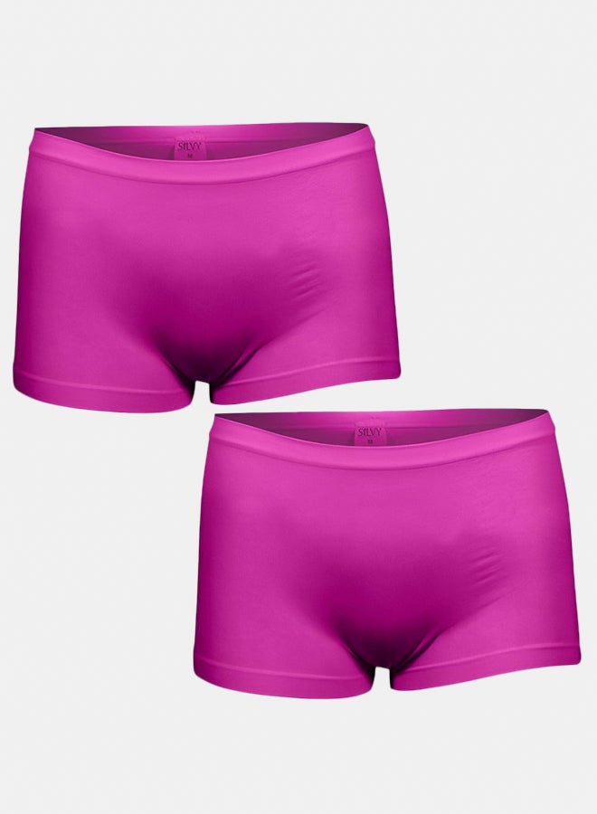 Silvy Set Of 2 Pieces Extreme Short Girls Lycra Underwear For Girls - Image 1