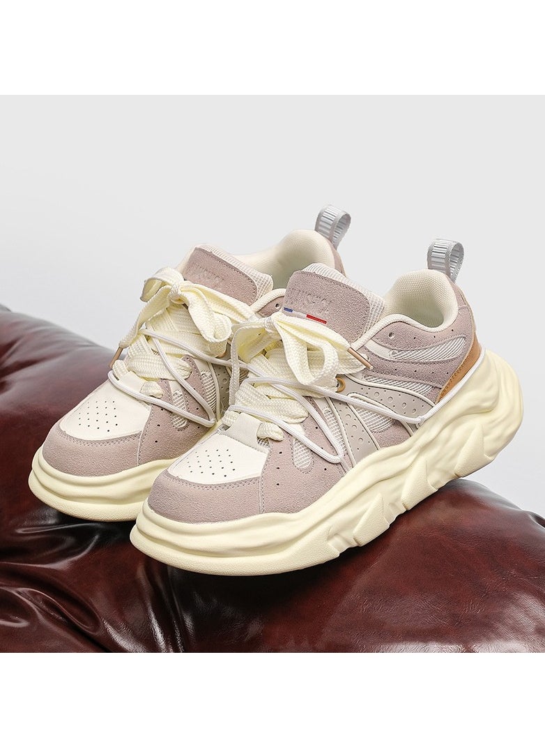 KUYING - New Thick Sole Elevated Board Shoes - Image 1