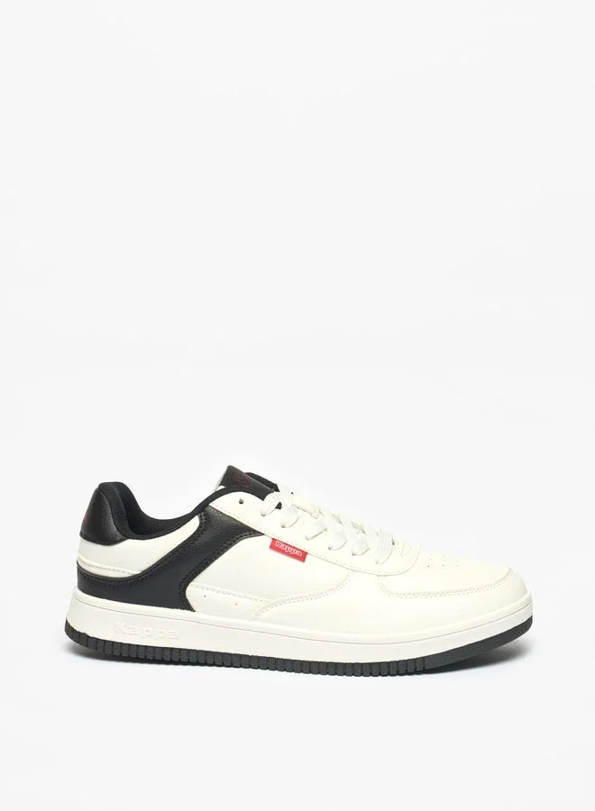 Men's Colourblock Sports Shoes with Lace-Up Closure