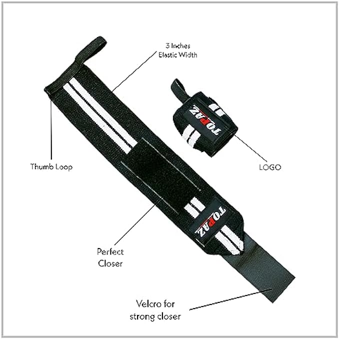 TOPAZ Flexisupport Wrist Wraps: Optimal Stability And Comfort For Peak Performance - Image 4