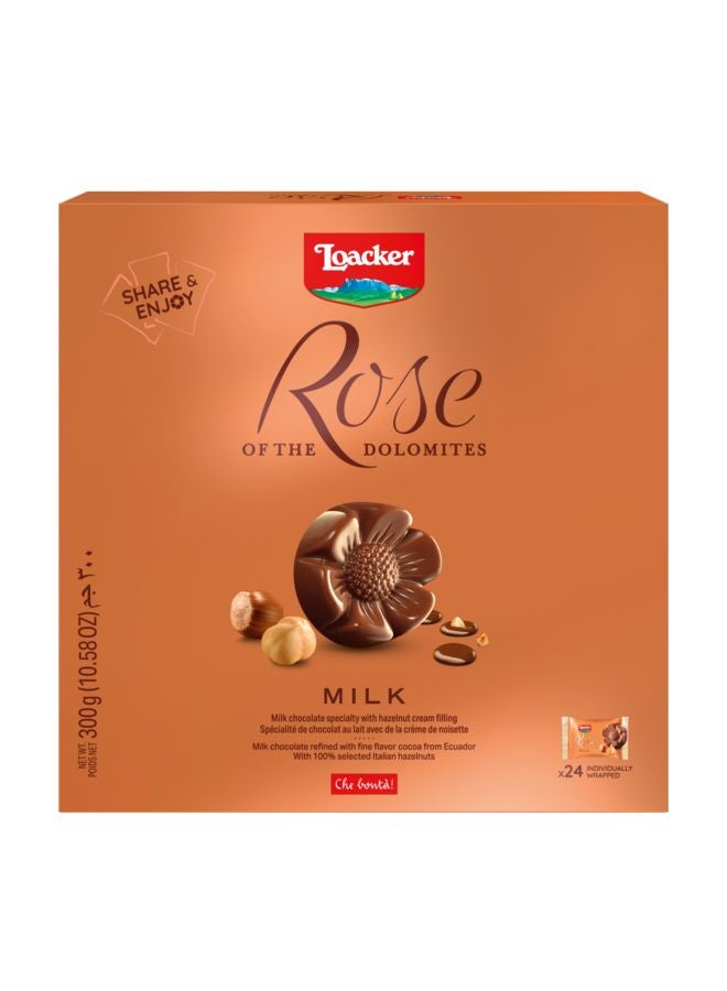 Loacker Rose of the Dolomites Milk Chocolate Luxury Gift Box 300g - Image 5