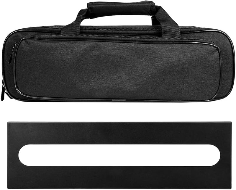 Soyan Mini Guitar Pedal Board 15.7" x 4.9" with Carry Bag (SPB-16) - Image 1