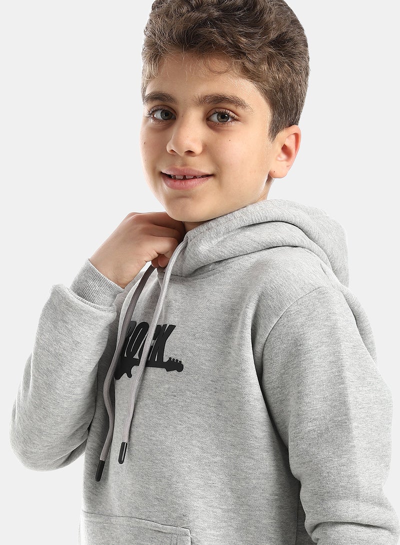 Andora Grey Sweatshirt Long Sleeves Printed pattern - Image 5