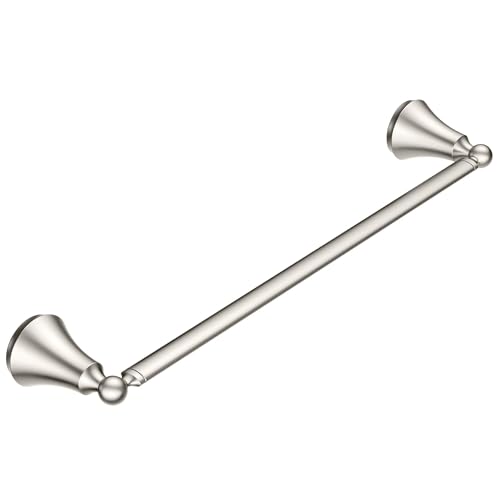 Moen YB5224BN Wynford 24-Inch Single Towel Bar, Brushed Nickel - Image 3