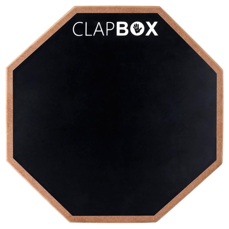 Drum Practice Pad - 12 inches with Bag, Black (Practice pad & Bag only)