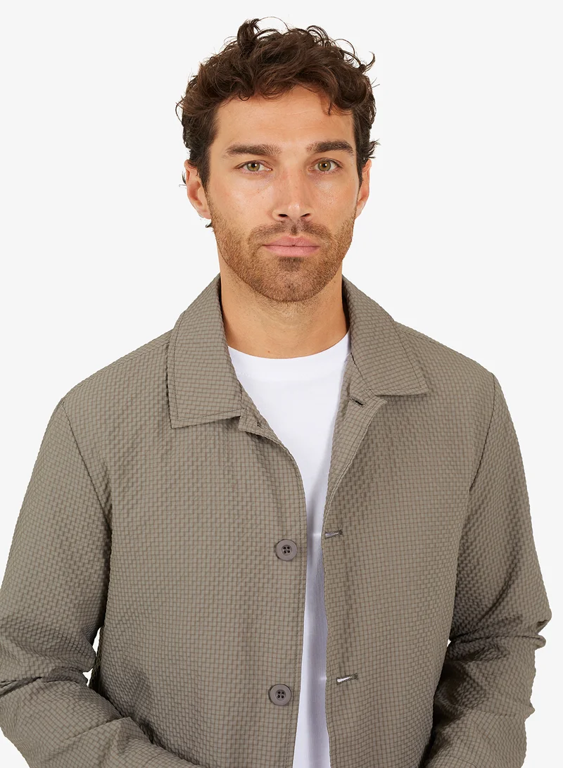 BRAVE SOUL Seersucker Jacket