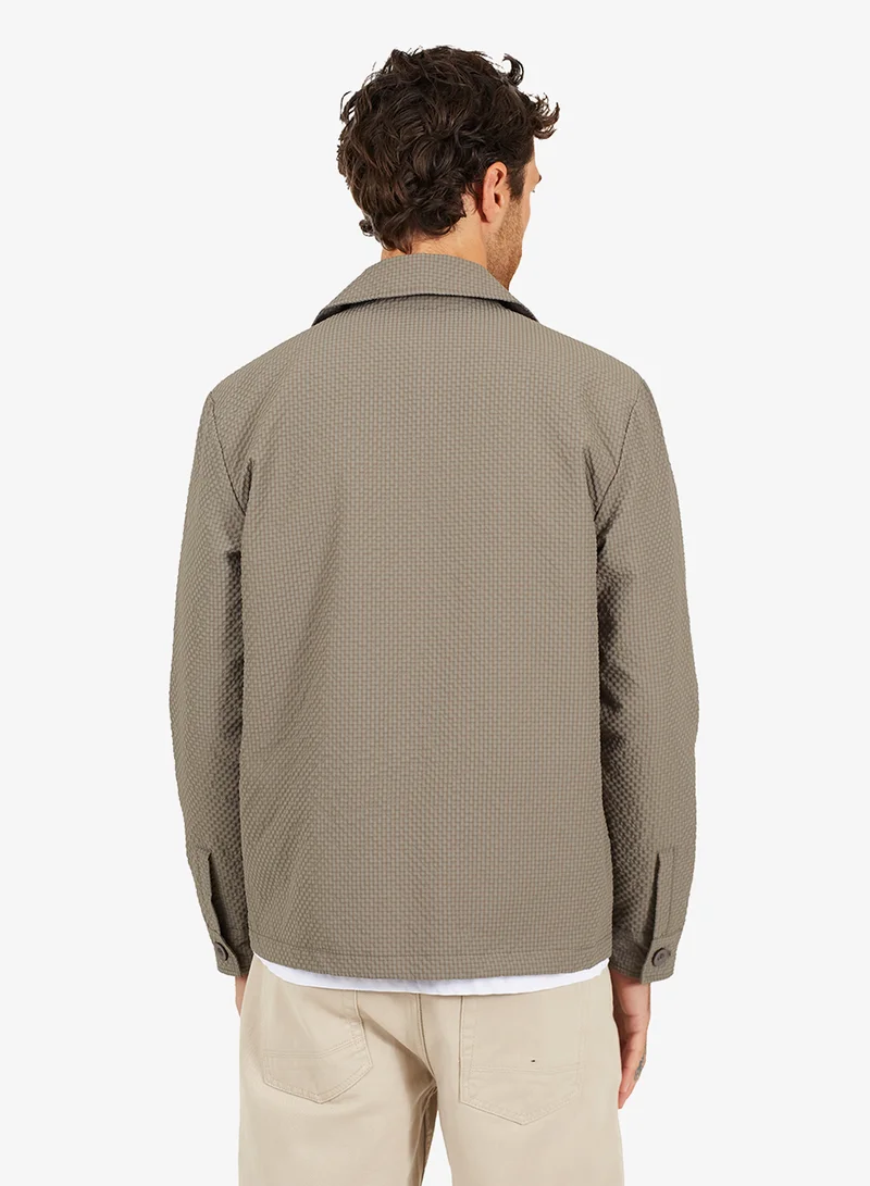 BRAVE SOUL Seersucker Jacket