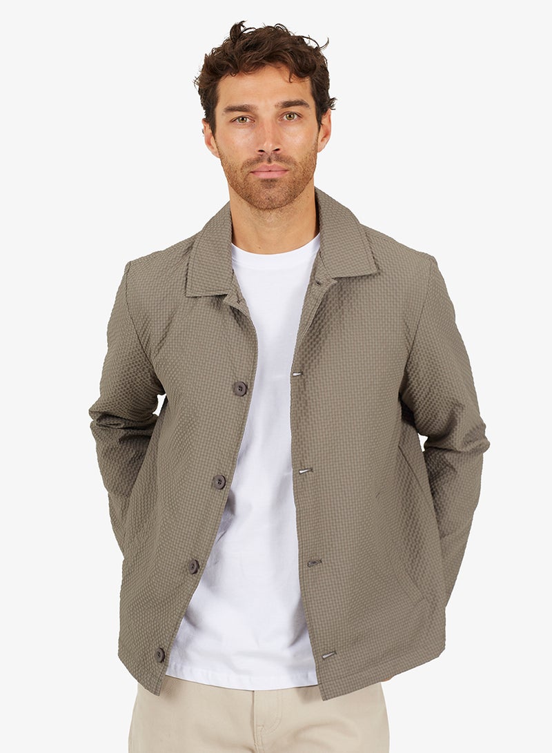 BRAVE SOUL Seersucker Jacket - Image 1