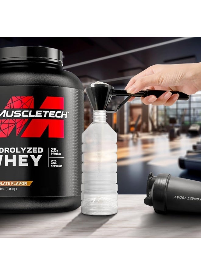 كيلا مغرفة قياس مع قمع لتعبئة زجاجات المياه بمسحوق البروتين ومسحوق الحليب المجفف وتعبئة كبسولات القهوة ك ك ك مع قشور القهوة - Image 4