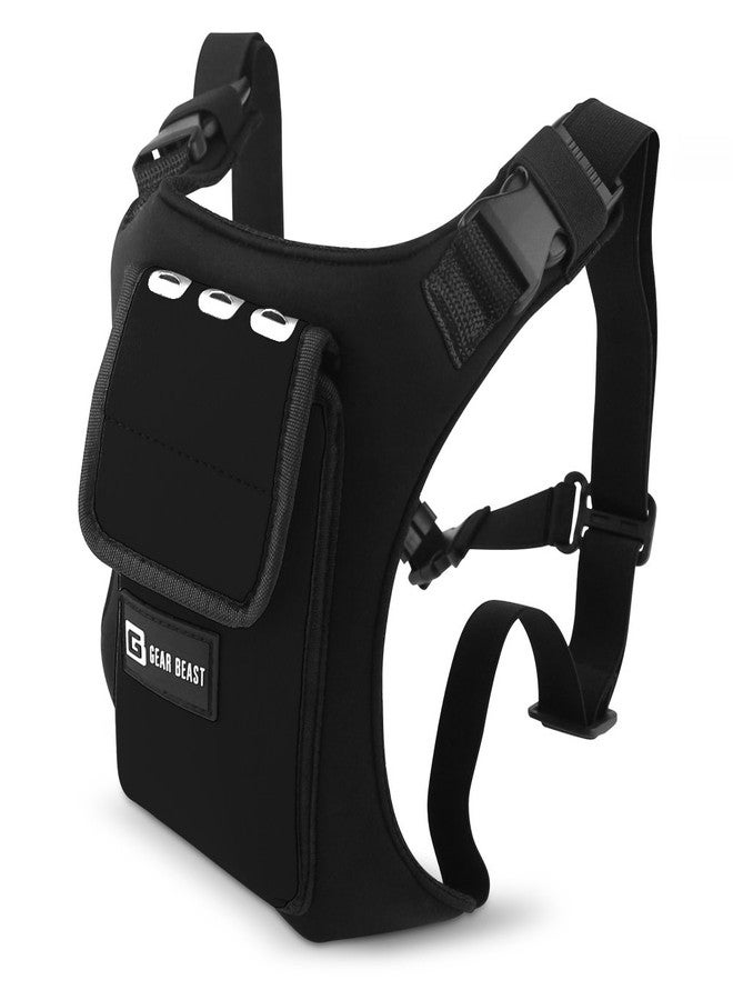 Gear Beast Running Backpack for Men and Women - Lightweight Running Vest & Phone Holder for Jogging, Hiking and Cycling - Compatible with Most Smartphones, Black - Image 1