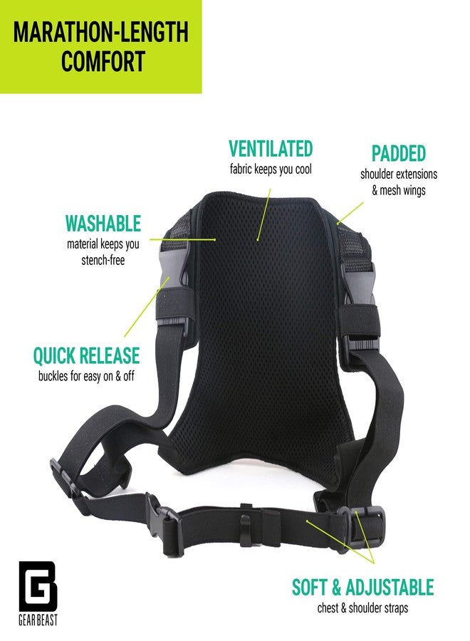 Gear Beast Running Backpack for Men and Women - Lightweight Running Vest & Phone Holder for Jogging, Hiking and Cycling - Compatible with Most Smartphones, Black - Image 5