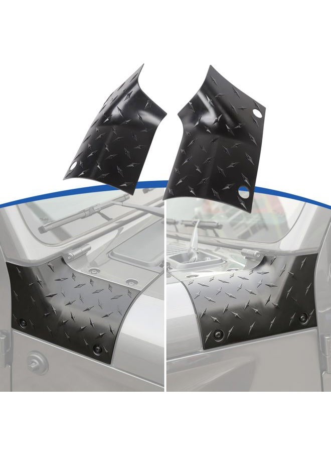 RT-TCZ Black Cowl Body Armor Outer Cowling Cover for 2018 2019 Jeep Wrangler JL Sport Sport S Rubicon Sahara Off Road Sport Exterior Accessories Part - Image 1