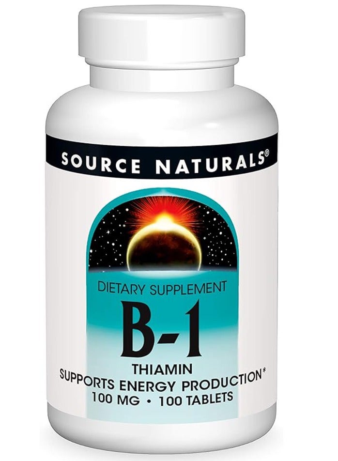 Source Naturals Source Naturals Vitamin B-1  100 mg - 100 Tablets 