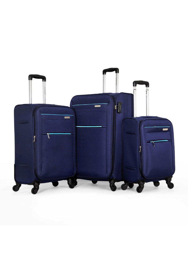 GIORDANO Giordano Softside Luggage Trolley Bag 3 Pieces set  - Image 1