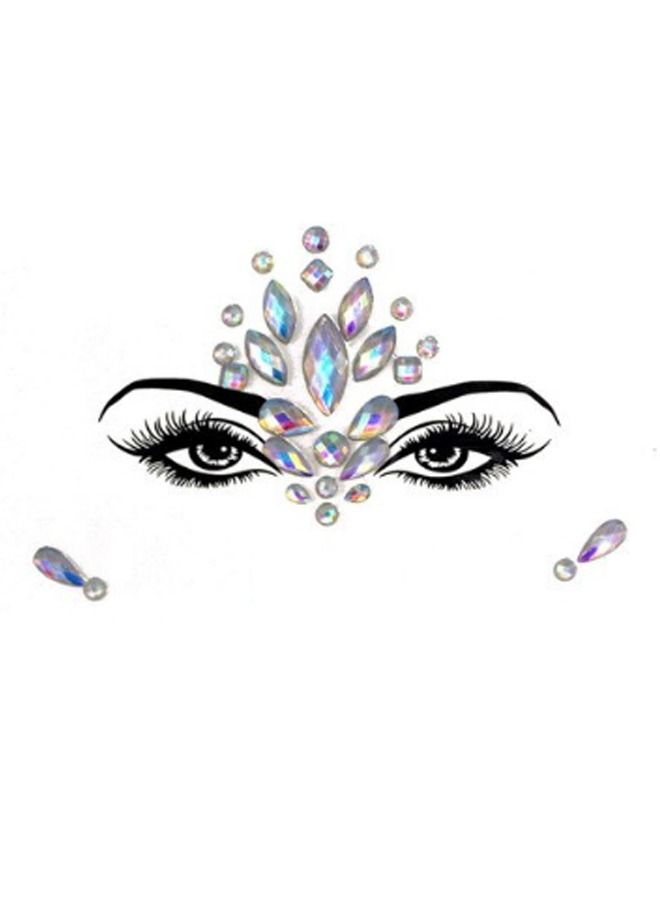 ملصقات تاتو كريستاليه للوجه - Image 1