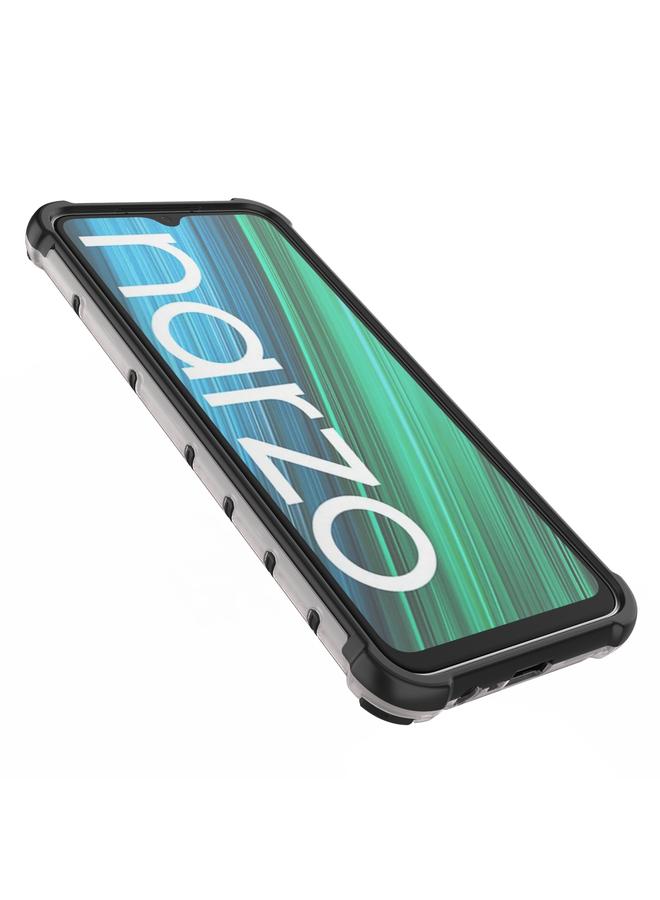 اس-توب جراب لهاتف OPPO Realme Narzo 50A مقاوم للصدمات مصنوع من مادة PC + TPU - Image 5