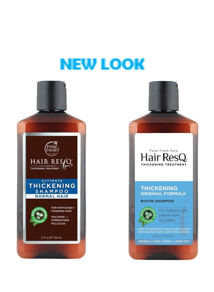 Petal Fresh Pure Hair Rescue Thickening Shampoo 12 Oz