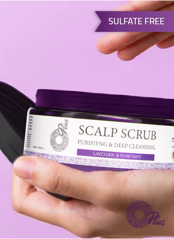 Oplus OPlus Lavender & Rosemary Deep Cleansing Scalp Scrub 200ml  - Image 5