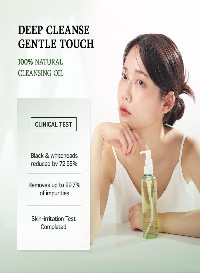 SanDaWha SKINCURE Camellia Natural Mild Cleansing Oil - Korean Skincare Deep Makeup Remover & Pore Cleanser for Blackheads and Sebum with 8 Plant Oils, Ideal for Sensitive Skin, 6.76 fl. oz. - Image 4