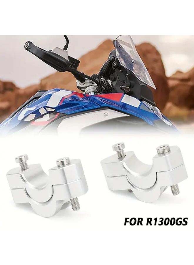 Motorcycle Handlebar Lift Kit Riser Height Booster For R1300GS Aluminum Long Lasting - Image 1