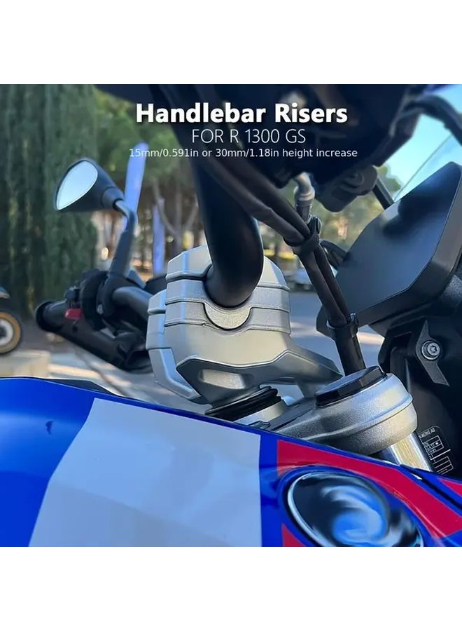 Motorcycle Handlebar Lift Kit Riser Height Booster For R1300GS Aluminum Long Lasting - Image 2