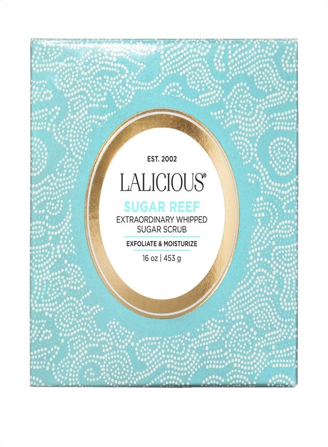 LALICIOUS Sugar Reef Moisturizing Body Scrub - Cane Sugar Body Scrub with Coconut Oil & Honey, No Parabens (16oz) - Image 2