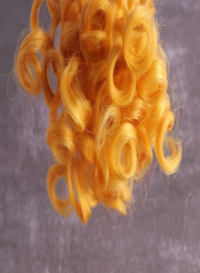 Honbon Synthetic Curly Claw-Clutcher Step Cutting Casual Hair Extension/Nakli Baal For Women & Girls (Dark Yellow, 18 inch) - Image 5