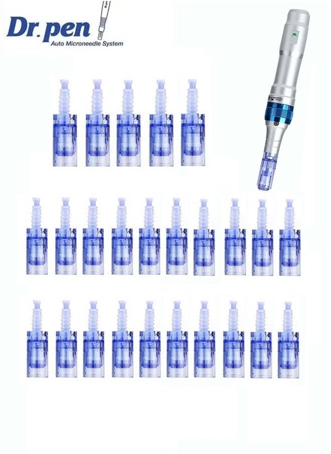 Dr.pen - Derma Ultima A6 Replacement Cartridge 36 Needles 25 Pieces Blue 8cm - Image 1