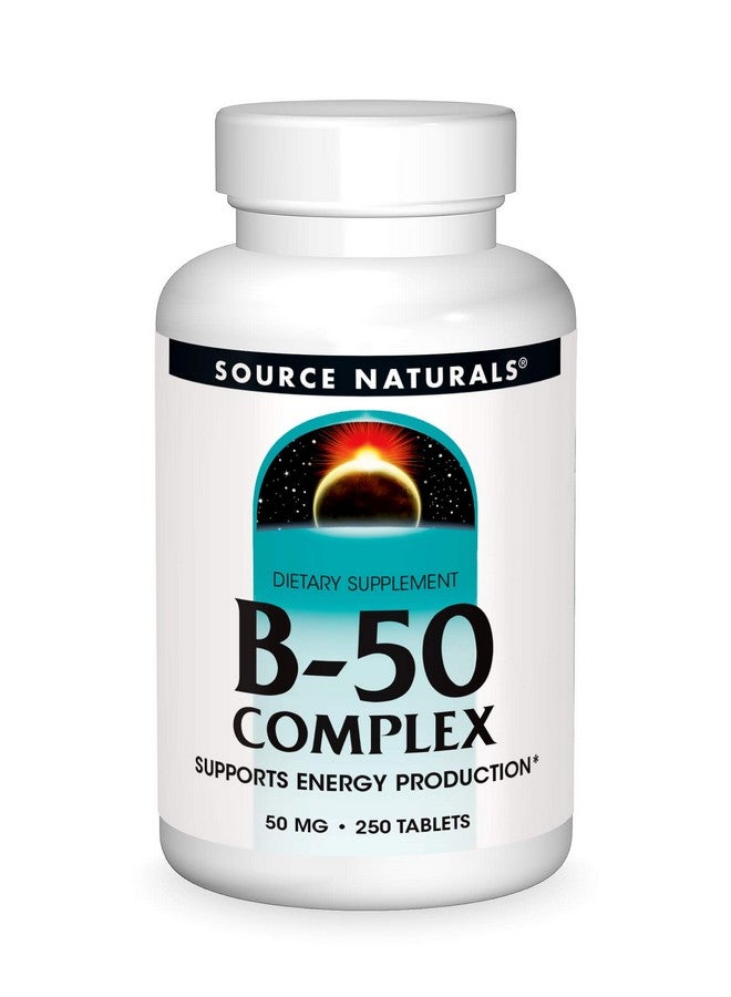 Source Naturals B50 Complex 50 Mg Bvitamins For Energy Production Support 250 Tablets - Image 1