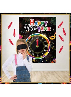 HOWAF Colorful New Year'S Eve Gamesnew Years Eve Party Supplies 2024 Happy New Year Decorations 2024 New Years Countdown Clock Games For Happy New Year Party Supplies Decoration  - Image 3