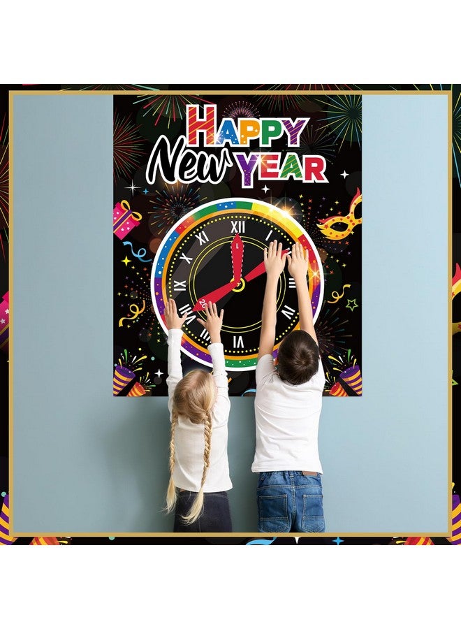 HOWAF Colorful New Year'S Eve Gamesnew Years Eve Party Supplies 2024 Happy New Year Decorations 2024 New Years Countdown Clock Games For Happy New Year Party Supplies Decoration - Image 4
